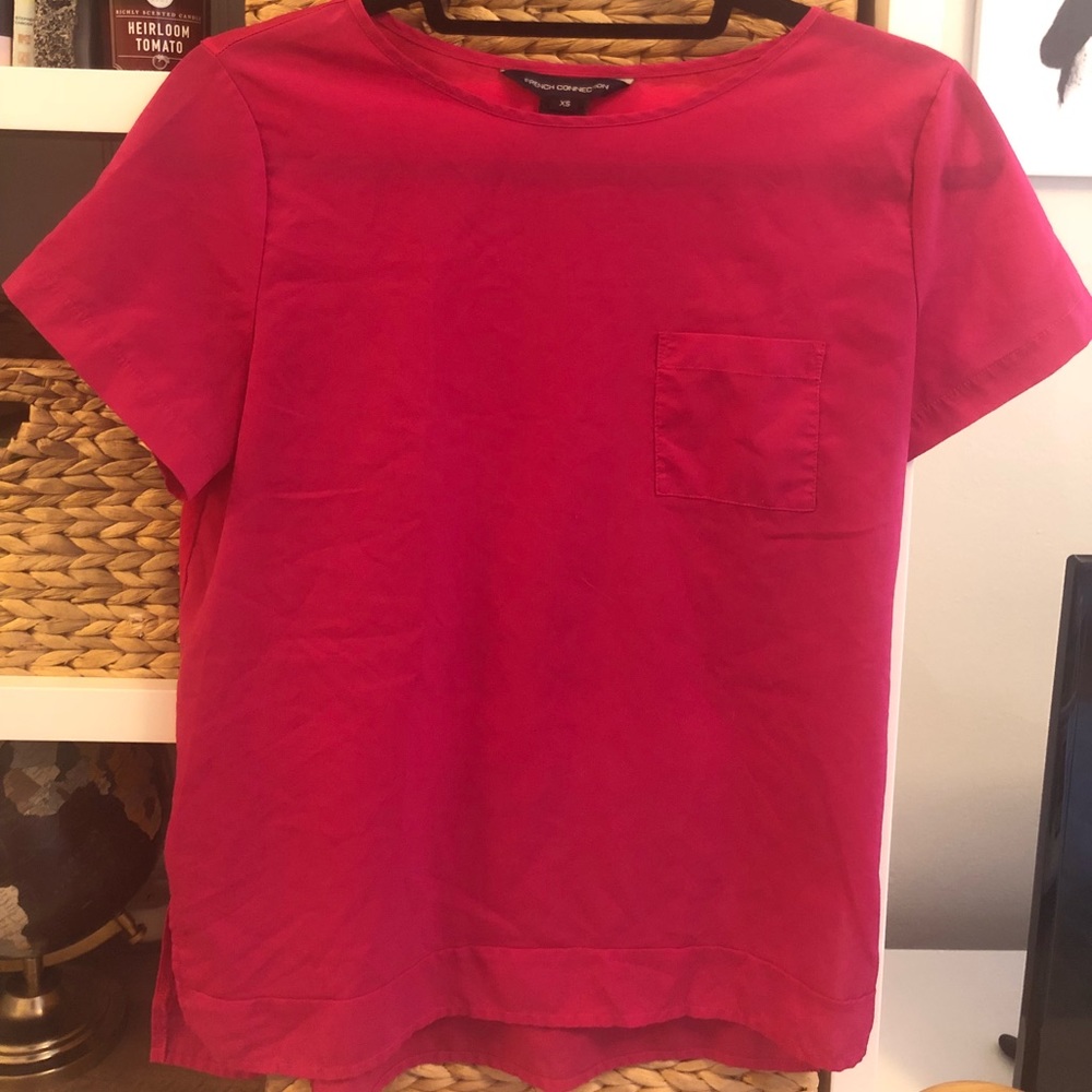 Hot Pink Blouse by French Connection